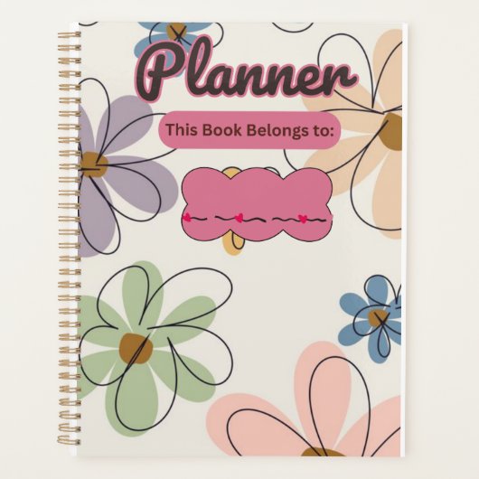 Planificateur floral (Devant)