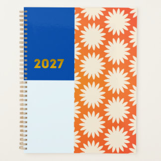 Planificateur floral Daisy Orange 2027