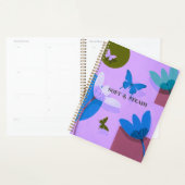 Planificateur floral doux et régulier (Devant avec enveloppe)