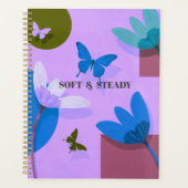 Planificateur floral doux et régulier (Devant)