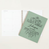 Planificateur Floral Esquisse (Devant avec enveloppe)