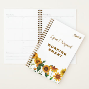 Planificateur floral lumineux personnalisé Tournes