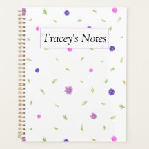 Planificateur floral minimal - Cadeau de Noël pers