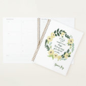Planificateur Floral Moderne (Devant avec enveloppe)
