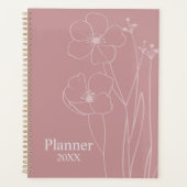 Planificateur floral personnalisé (Devant)