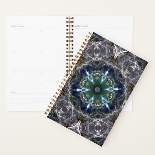 Planificateur Folk Mandala (Devant avec enveloppe)