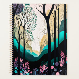 Planificateur forestier Abstrait