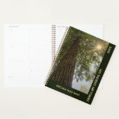 Planificateur Forêt Paisible avec Lumière Dorée (Devant avec enveloppe)