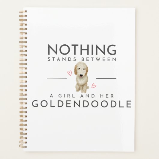 Planificateur Goldendoodle (Devant)