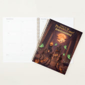 Planificateur Halloween égyptien (Devant avec enveloppe)
