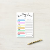 Planificateur Hebdomadaire de Repas Post-It Note C (Sur un bureau)