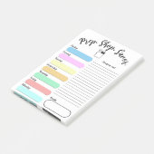 Planificateur Hebdomadaire de Repas Post-It Note C (Incliné)