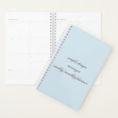 planificateur hebdomadaire/mensuel (Devant avec enveloppe)