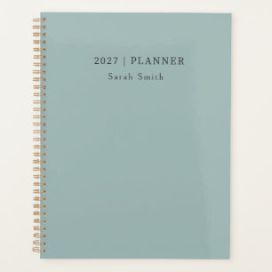 Planificateur hebdomadaire mensuel minimal 2027 no