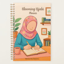 Planificateur Hijabi en Fleur