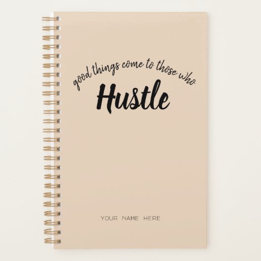Planificateur "Hustle" (Devant)