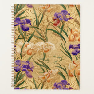 Planificateur Iris Flower Chiyogami