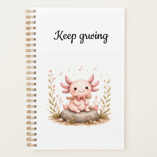 Planificateur Kawaii Axolotl (Devant)