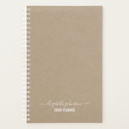 Planificateur Kraft minimaliste moderne (Devant)