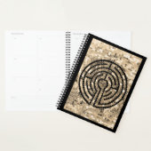 Planificateur LABYRINTH V 8,5x11 (Devant avec enveloppe)