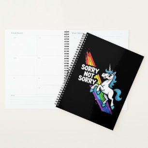Planificateur Licorne Sorry not Sorry