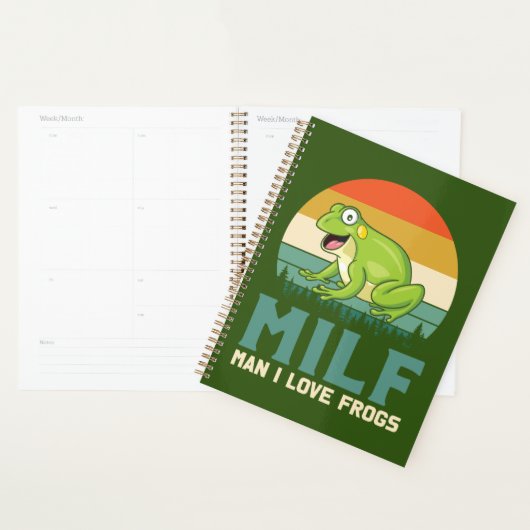 Planificateur Love Frogs (Devant avec enveloppe)
