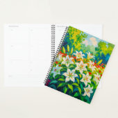 Planificateur Lys Blancs (Devant avec enveloppe)