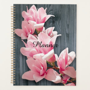 Planificateur Magnolias Rose