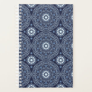 Planificateur Mandala Bleu