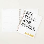 Planificateur Manger Dormir Courir Répéter (Devant avec enveloppe)