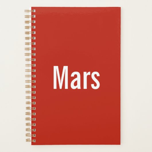 Planificateur Mars (Devant)