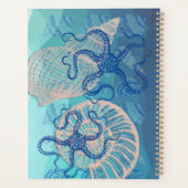 Planificateur mensuel de la mer bleue profonde Abs (Dos)