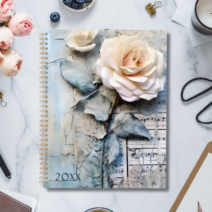 Planificateur mensuel White Rose