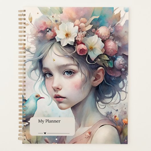 Planificateur Merveilleux en Fleurs (Devant)