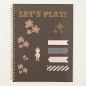 Planificateur mignon Brown (Devant)