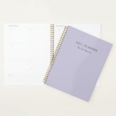 Planificateur minimal 2027 Couverture de brume de (Devant avec enveloppe)