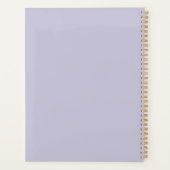 Planificateur minimal 2027 Couverture de brume de (Dos)