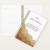 Planificateur minimaliste Boho (Devant avec enveloppe)