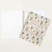 Planificateur moderne minimaliste Monogramme (Devant avec enveloppe)