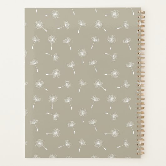 Planificateur modulaire neutre minimal (Dos)