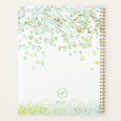 Planificateur Monogram Golden & Green Sparkles 202 (Dos)