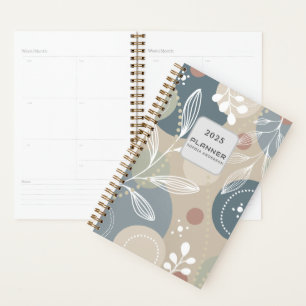 Planificateur Monogramme 2025 Motif personnalisé