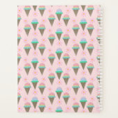 Planificateur Monogramme de crème glacée (Dos)