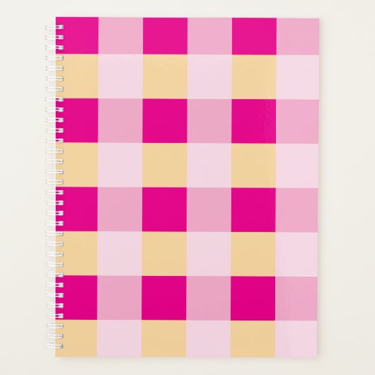 Planificateur Motif Checkerboard (Devant)