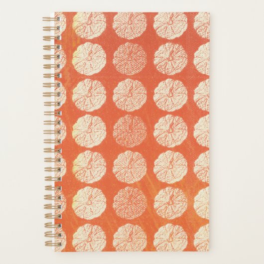 Planificateur Motif citrouille (Devant)