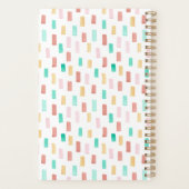 Planificateur Motif couleur aquarelle (Dos)