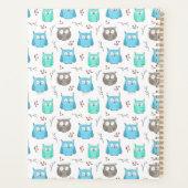 Planificateur Motif des hiboux et branches (Dos)