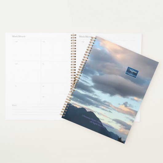 Planificateur (MountainView #1) RFPMDesigns ©️ 202 (Devant avec enveloppe)