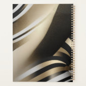 Planificateur noir et or (Dos)