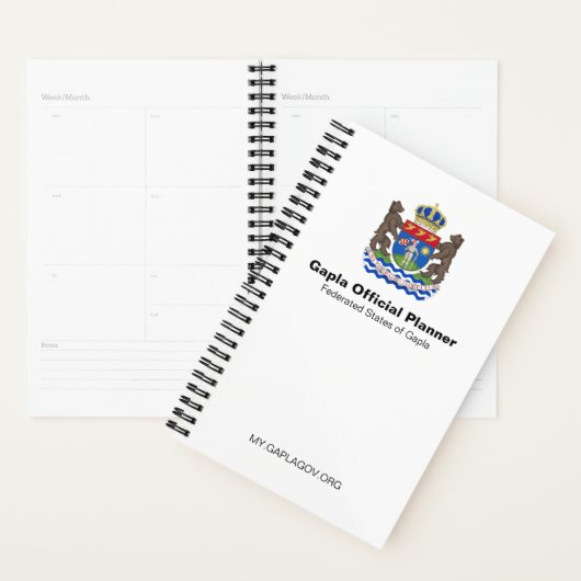 Planificateur officiel Gapla (Devant avec enveloppe)